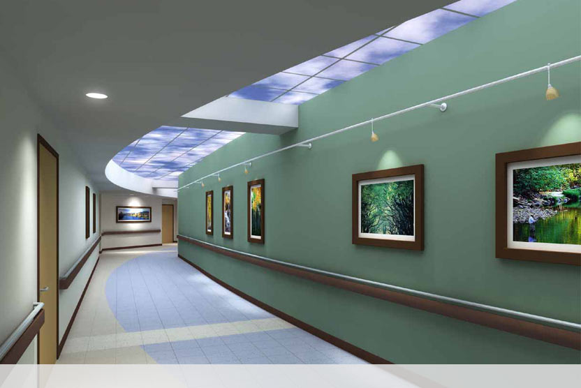 Custom Luminous SkyCeiling at Community North Hospital